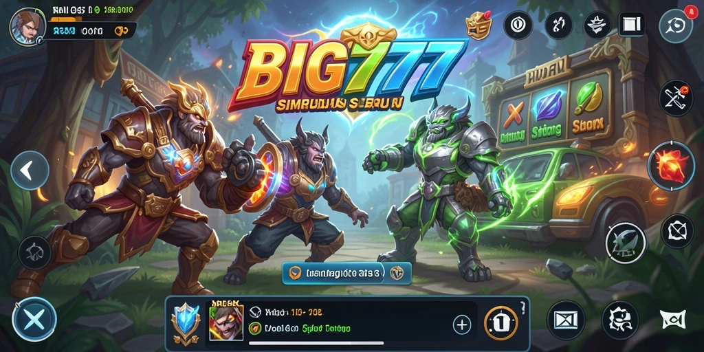 Tampilan gameplay menarik dari BIG777 dalam dunia simulasi.