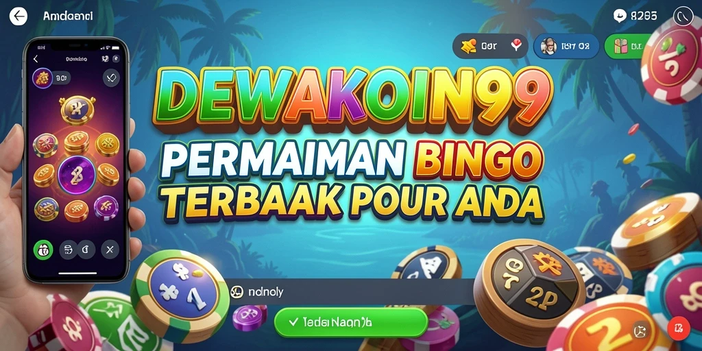 Tampilan gameplay Bingo seru di DEWAKOIN99 dengan suasana yang menegangkan.