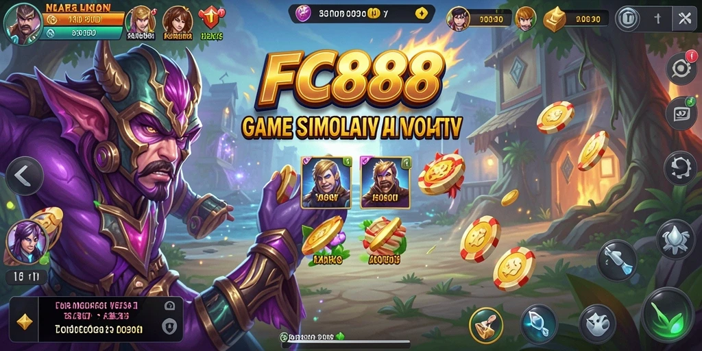Tampilan menarik dari gameplay FC888 yang menghadirkan simulasi mendetail.