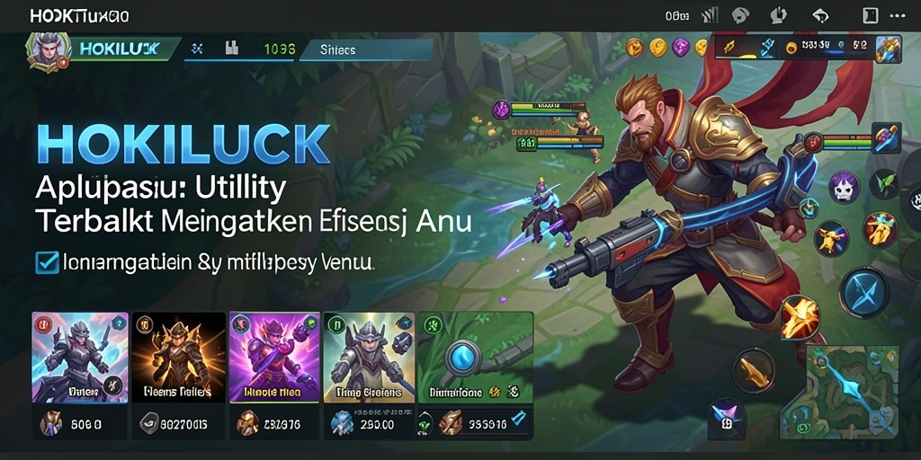 Screenshot HOKILUCK menunjukkan antarmuka intuitif aplikasi Utility.