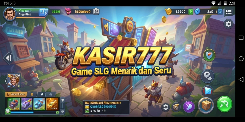 Tampilan gameplay menarik dalam KASIR777 yang menampilkan manajemen toko.
