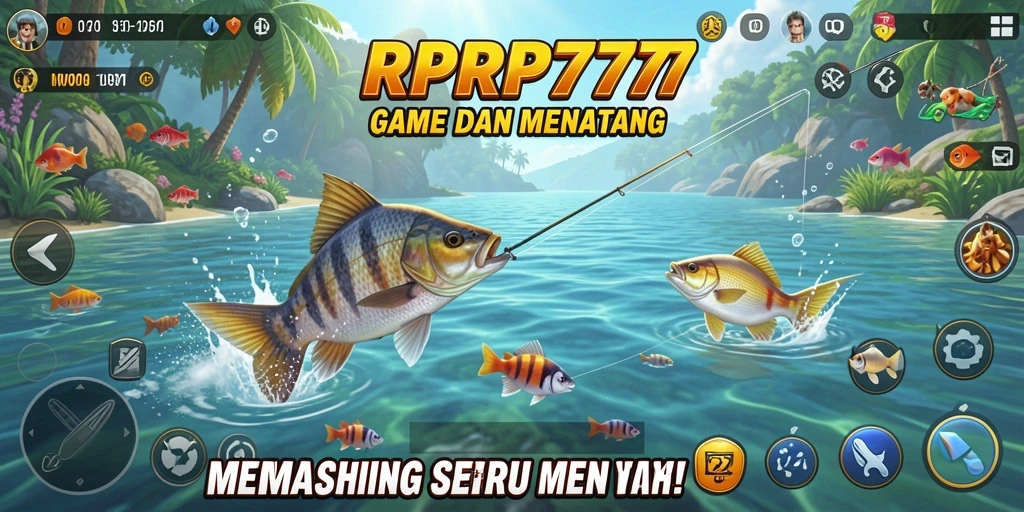 Tampilan gameplay RPRP777 yang menarik dalam mengejar ikan.